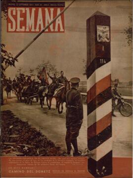 Revista Semana, Núm. 83. "La División Española, en el Frente Ruso". Madrid, 23 de Septiembre de 1941, Año II.
