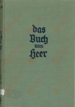 Zeska, Theodor Von: El Libro del Ejército. Berlín, 1940