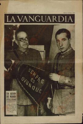 La Vanguardia. "Un guión de mando italiano". 15 mayo 1937