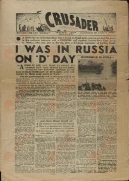 Crusader, 18 Junio, 1944. "Yo estaba en Rusia el día "D""