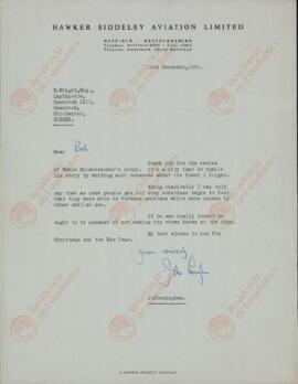 Cunningham, John. "Carta a Robert Wright". 19 diciembre 1967