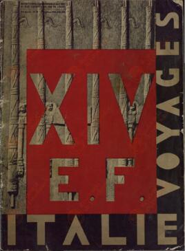 XIV - E.F. Revue Touristique Mensuelle de L'Enit et des Chemins de Fer de L'Etat, Nº 12, Octubre de 1935. Documento italiano escrito en francés