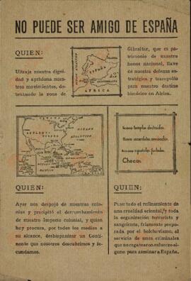 Sobre Gibraltar:"No puede ser amigo de España quien..."