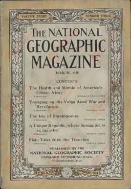 The National Geographic Magazine. "El Volga en 1918, entre la Revolución y la Guerra", Volume 33. Marzo, 1918