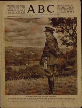 ABC. "El nuevo embajador de Italia en España". Madrid, 20 agosto 1939