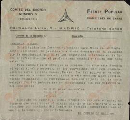 Comisiones de Casas del Frente Popular. Suscripción al boletín