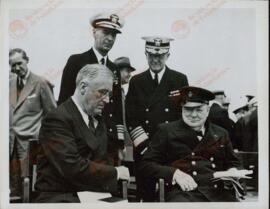 Churchill & Roosevelt. Conferencia del Atlántico, 15 agosto 1941