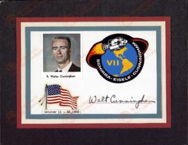 Cunningham, Ronnie Walter (1932-). Astronauta de la Expedición Apollo VII, 11 a 22 de Octubre de 1968