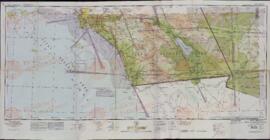 "Mapa de navegación aérea". San Diego, 12 agosto 1943