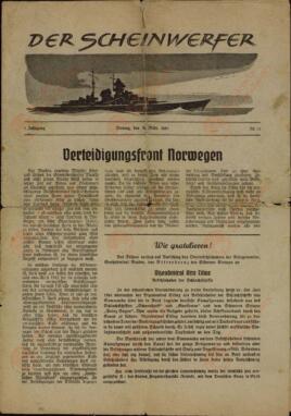 El faro. 30 marzo 1942. Noruega