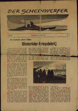 Hoja informativa Der Scheinwerf ("El centro de atención"), 11 de marzo de 1942,