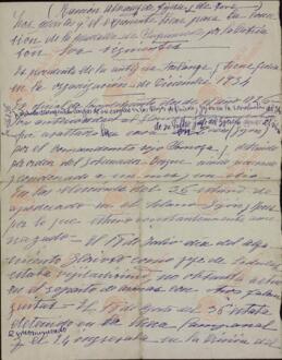 Álvarez de Tejera y de Jerez, Ramón. Exposición de méritos para la concesión de una medalla