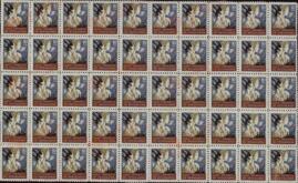 Pliego de sellos de correos "Ajut infantil de reraguarda", Generalitat de Catalunya.