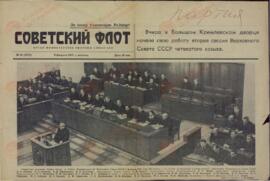"Sovietskiy Flot", 4 de Febrero de 1955