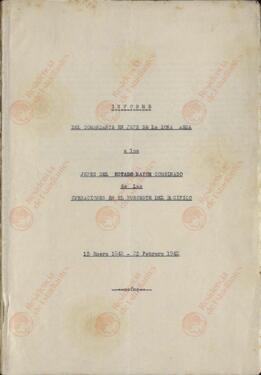 Informe del Comandante en Jefe de la Zona ABDA a los Jefes del Estado Mayor Combinado de las Operaciones en el Suroeste del Pacífico (15 de Enero al 25 de Febrero de 1942), s.d.