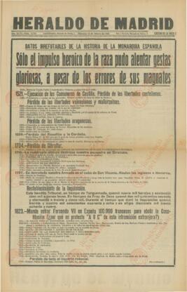 Política. Órgano de la izquierda republicana. N.º 626. "Porque tiene poca confianza en los trabajos de la diplomacia, el Gobierno apela a la sensibilidad de los pueblos". 22 agosto 1937