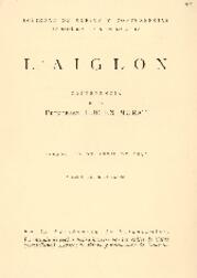 Conferencia de Lucien Murat, "L'Aiglon", 30 de abril de 1932.