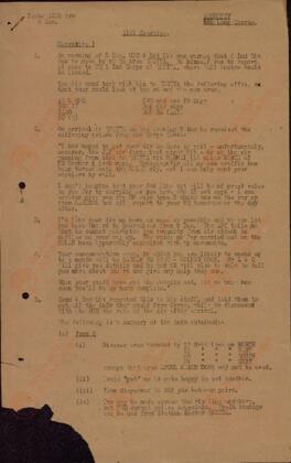 Conjunto de Documentos Británicos relacionados con Pakistán (Quetta, Nari, Getani), c. 1943