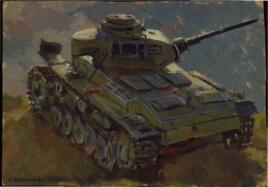 Chemisov, Alexander (1885-1969). Tanque en la Segunda Guerra Mundial.