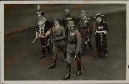 "Hitler, Adolf. Macaneasen, Blomberg, Reitsch, Goering, Raeder. Día del pensamiento heroico, Berlín 22 y 23 abril 1936"