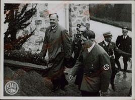 Conferencia de Munich. Hitler y Chamberlain. 1938