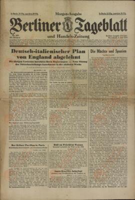 Gaceta Diaria de Berlín, 3 julio 1937
