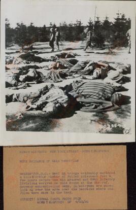 Acme Telephoto. "Campo de concentración de Ohrdruf", 4 abril 1945