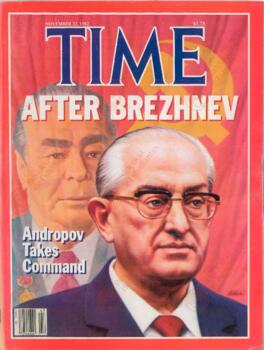 "Time", 22 de Noviembre de 1982: "Tras Brezhnev: Andropov toma el control"