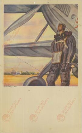 Cartel español aviación