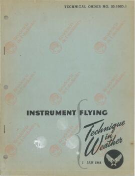 Manual de vuelo original de la Segunda Guerra Mundial. USA AF. 1944