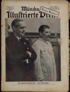 Prensa ilustrada de Munich. 31 agosto 1939
