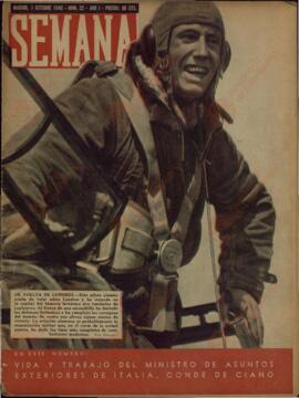 Revista Semana, Núm. 32. "De Vuelta en Londres". Madrid, 1 de Octubre de 1940, Año I.