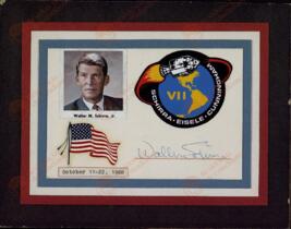 Schirra Jr, Walter Marty. (1923-2007), astronauta de la Expedición Mercury VII, 11 a 22 de Octubre de 1968.