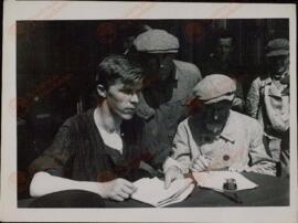 Koljoz (inscripción en los años 20)