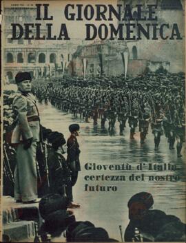 Il Giornale della Domenica. "Juventud de Italia, certeza de nuestro futuro". 19 de septiembre de 1937.