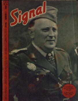 Signal. "Se distinguió en la lucha por Europa. General Cornelio Teodorini, decorado con hojas de roble" Numero 3, 1944.