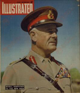 Illustrated. "Wavell, Padrino de la Nueva India". 20 octubre 1945