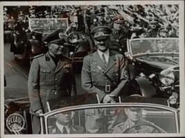 Conferencia de Munich. Hitler y Mussolini. 1938