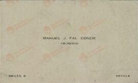Fal Conde, Manuel J.