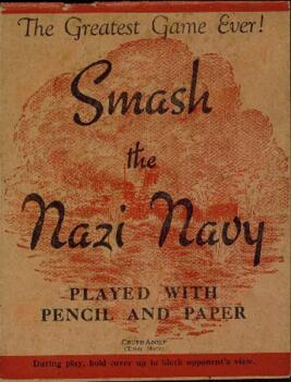 "¡El mejor juego! / Aplasta a la marina nazi / jugar con lápiz y papel"