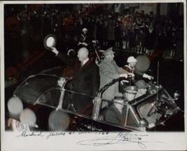 Franco Bahamonde, Francisco (1892-1975). Visita del Pte. Eisenhower a Madrid. 21 de Enero de 1960.