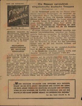 "Noticias del frente". Mayo 1942. Nr. 175