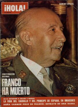 Hola. "Franco ha muerto". Número especial, 1975.