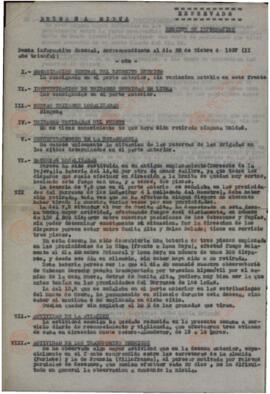 Parte informativo decenal de la Brigada Mixta. 28 diciembre 1937 (Guerra Civil).