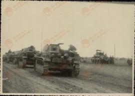 Tanques alemanes en formación