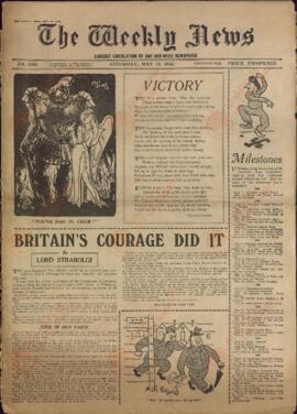 "The Weekly News", 12 de Mayo de 1945, "Victoria".