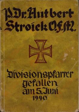 Autbert Stroickt: Religioso católico castrense caído el 5 junio 1940