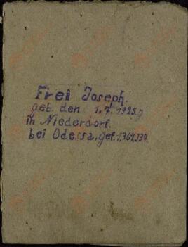 Frei, Joseph. Diario