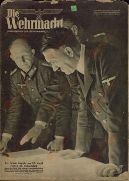 La Wehrmacht. EL Führer celebra el 20 de abril su 55 cumpleaños. 12 abril 1944