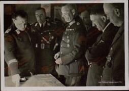 Hitler, Adolf; Goering, Hermann; Milch; Keitel, Wilhelm, Keitel; Ribbentrop, Joachim von. Por Hoffmann. c. 1940